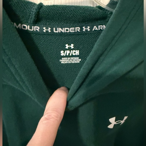 Under Armour Green cropped Sweatshirt and sweatpants - Picture 4 of 5